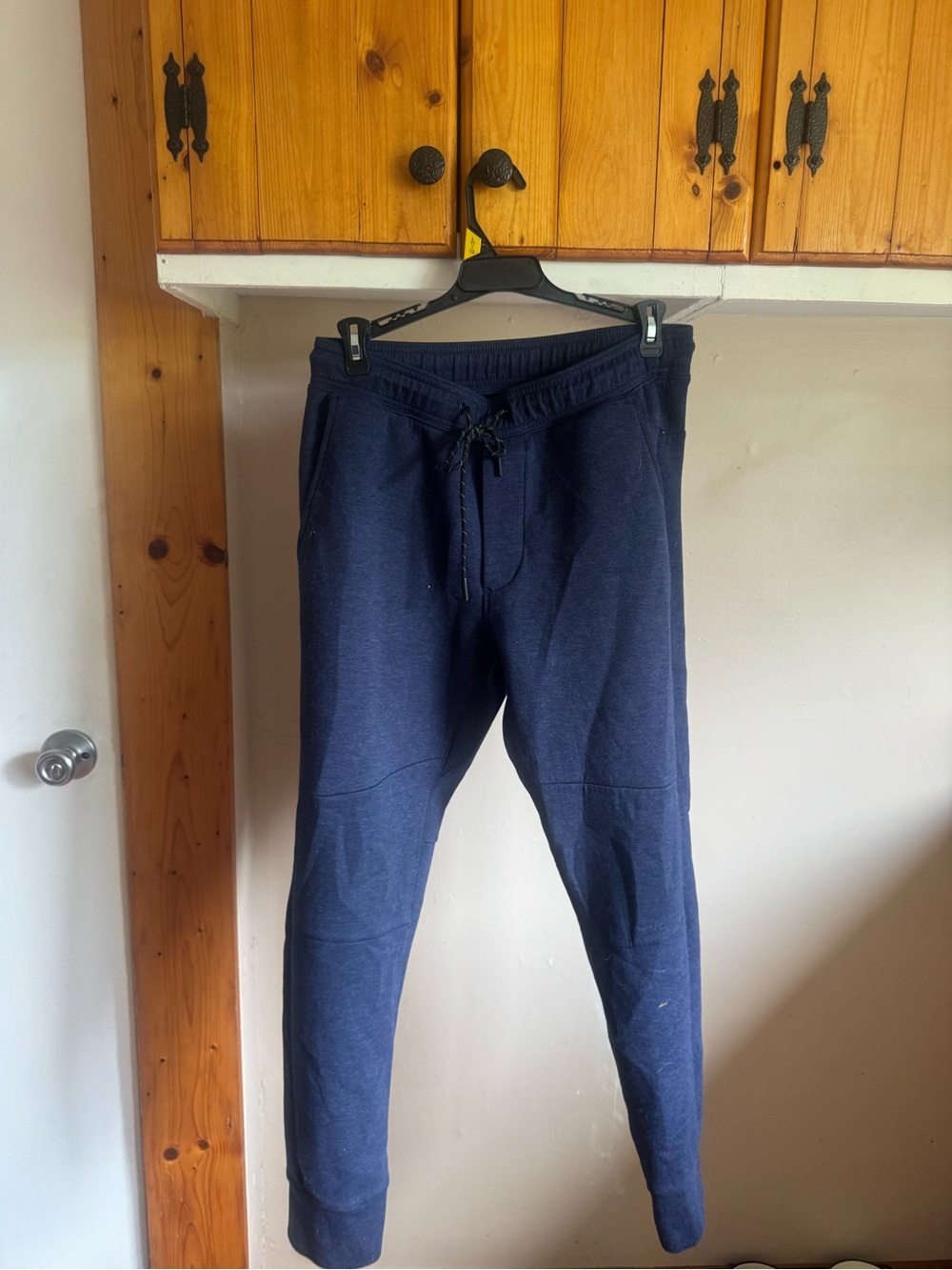 Men's Navy Jogger Sweatpants - Brand: American eagle